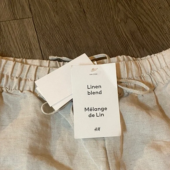 H&M Women’s Cream Wide Leg pants