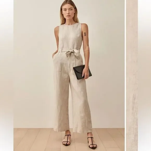 Reformation Naomi linen jumpsuit