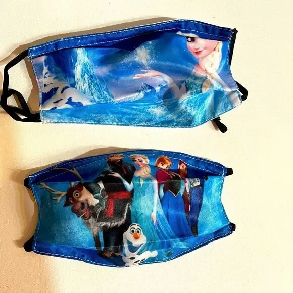 Disney Frozen set of 2 face masks NWT