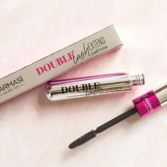 Farmasi Double Lash Extend Mascara - 2 Step Mascara with a Unique Twisting Wand