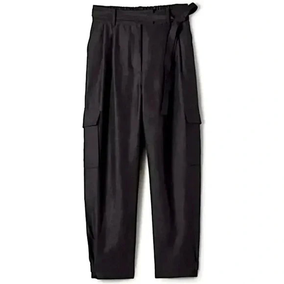 Aritzia Wilfred Straight Cargo Pants Size 2 Kafka Utility Black Like New