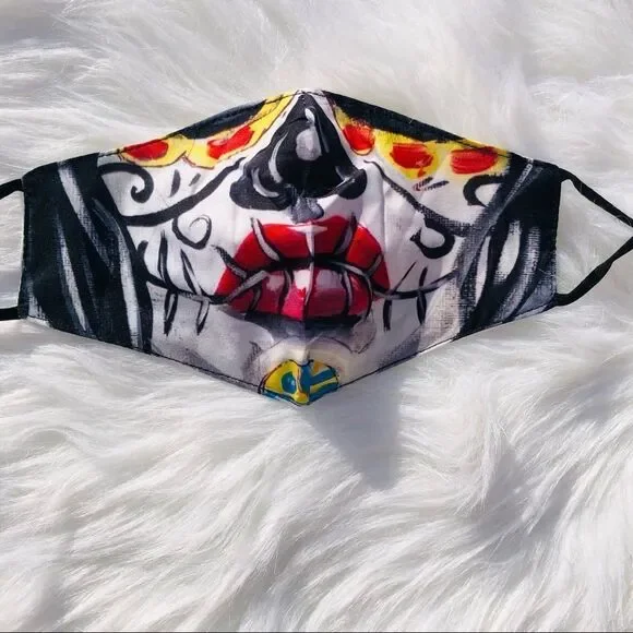 Brand New Halloween Face Mask For ADULTS Scary  Fashion Washable Face‎ Co…