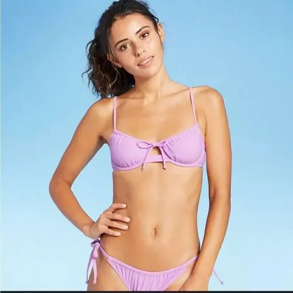 Shirred Underwire Bikini - Xhilaration