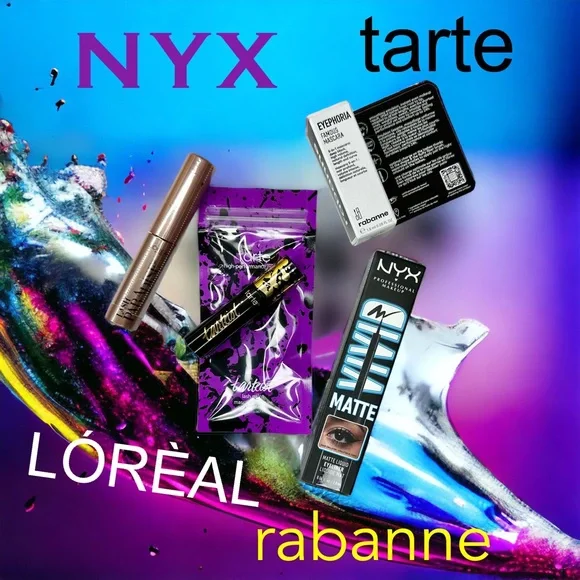Eye Drama Bundle with NYX, rabanne, Tart and L’Oréal