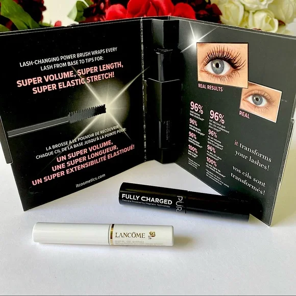 Lancôme, IT Cosmetics and PÜR Travel Size Mascaras