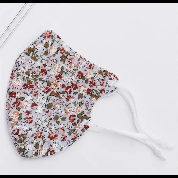 Floral Patterned Face Mask