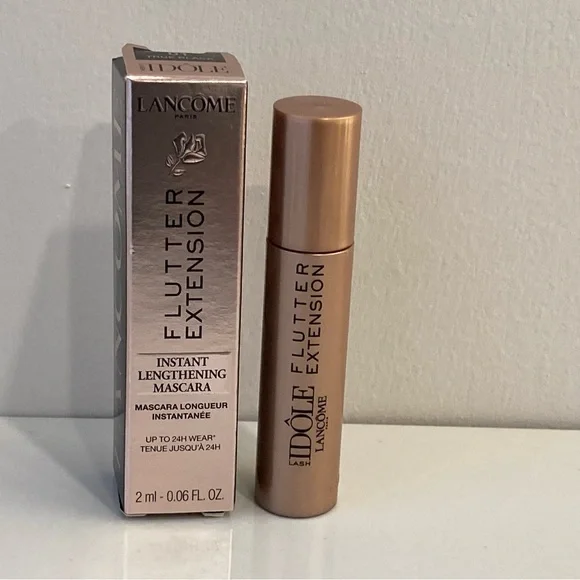 Lancome Idôle Flutter Extension Instant Lengthening Mascara 01True Black 2ml NIB