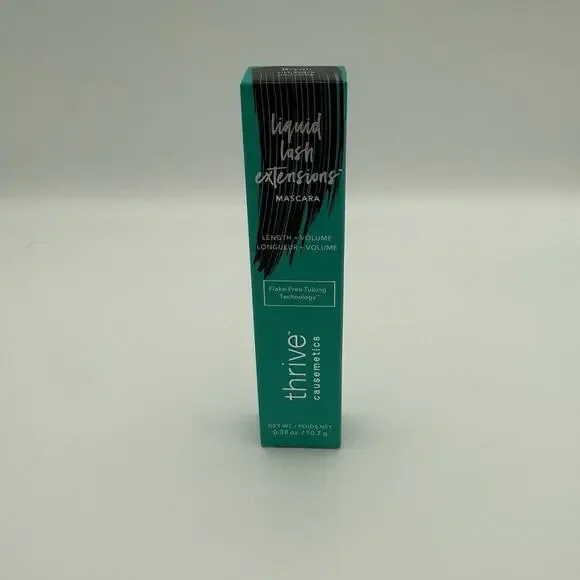 Thrive Liquid Lash Extensions Mascara Rich Black NEW IN BOX .38oz