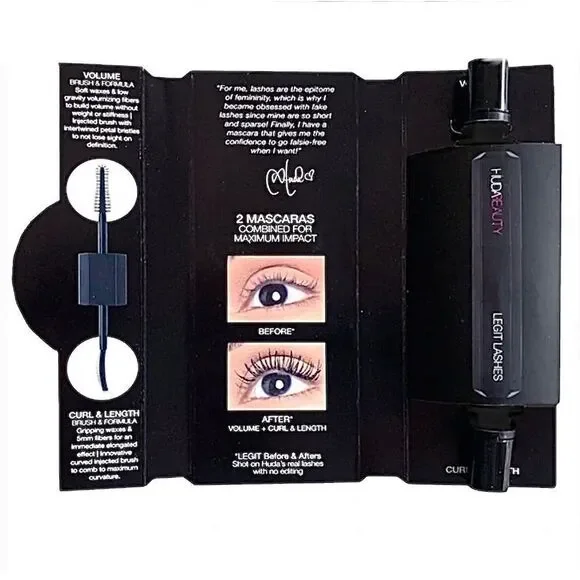 Huda Beauty Legit Mascara, deluxe size.