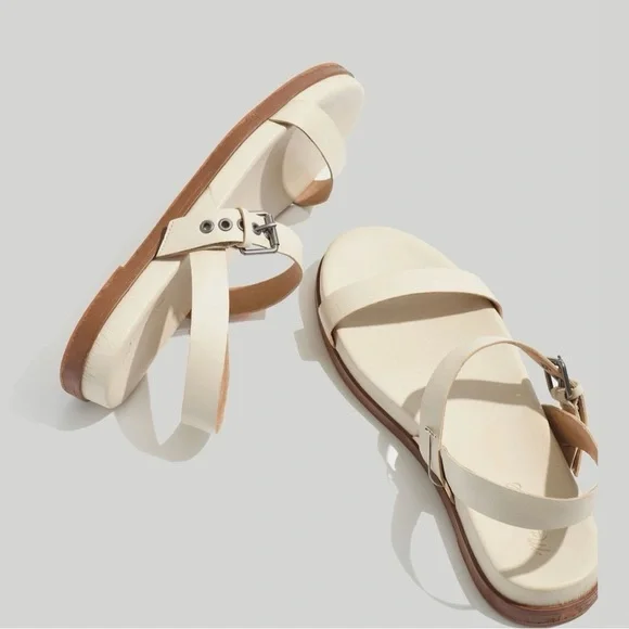 Madewell The Louisa Slingback Sandal Leather size 6.5 Comfy as slippers