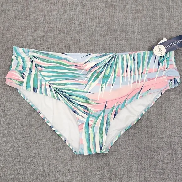 Aqua Couture Island Sunset Swimsuit Bikini Bottoms 3X