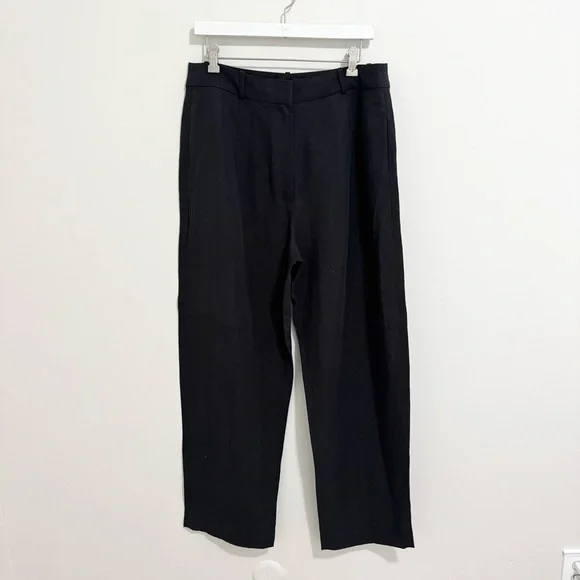 Banana Republic Black Long Straight Leg Trousers
