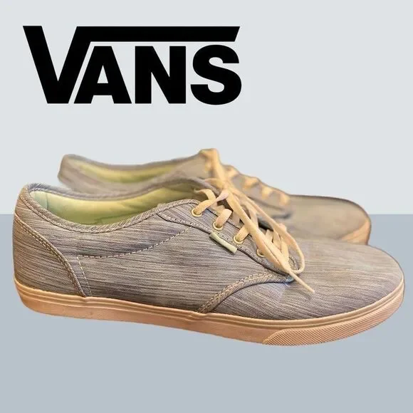 Vans Women's Low Top Blue Sneakers 10