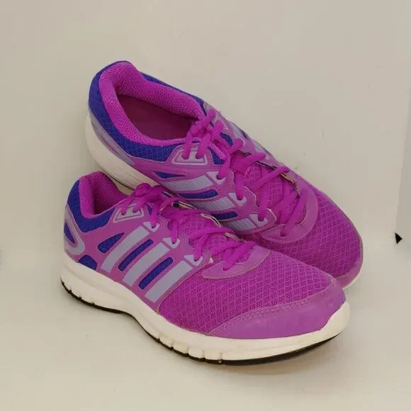 Adidas Durano 6 Womens Pre-owned Purple & Gray Running Sneakers - sz. 5 1/2