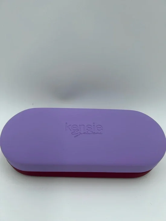 Kensie Two-Tone Purple and Magenta Eyewear Case