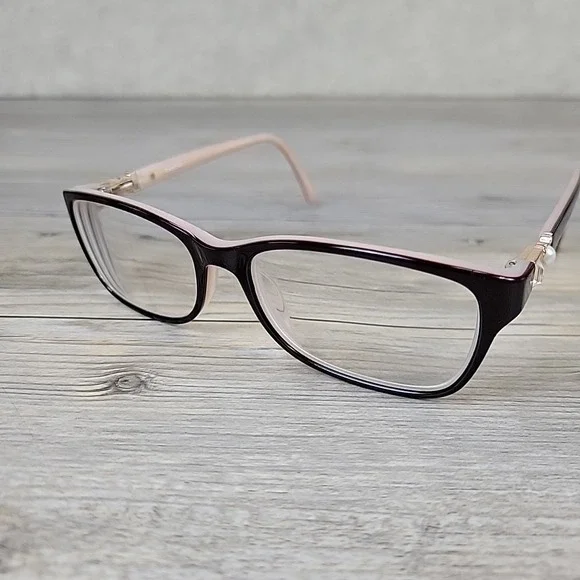 Bebe Womens Eyeglasses BB5133 ‎ 612 Ruby Frames Only 53-16-135 Rectangular