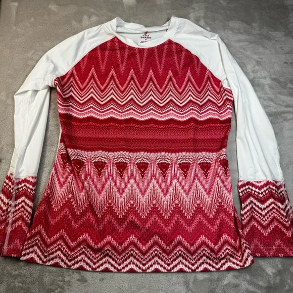 Prana Rash Guard size XL long sleeve top swim surf