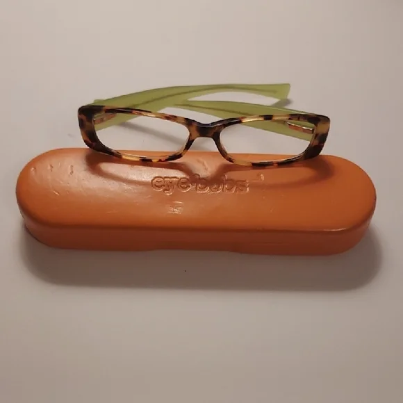 Eyebobs Reading Glasses Tortoiseshell And Green Co-Conspirator Readers