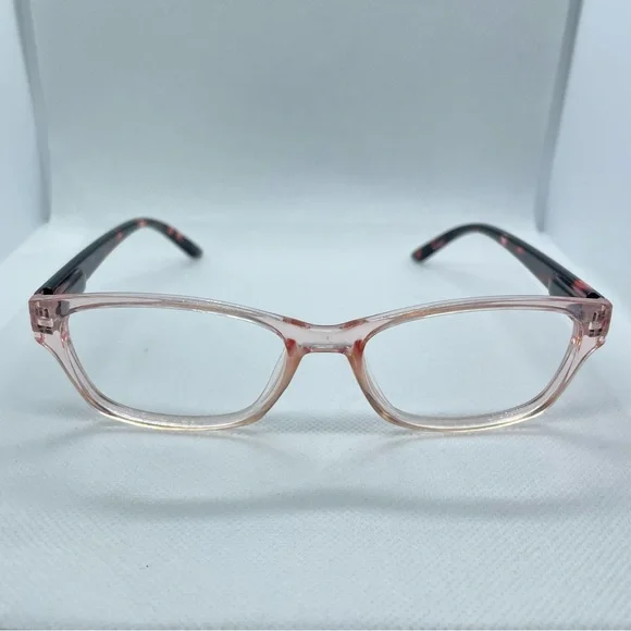EV1 Eyeglasses Frames Size 53 17 135 Pink Womens