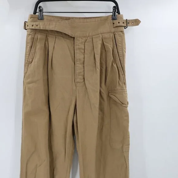 Banana Republic Gurkha Pants Women's 8 L30 Safari Heritage Explorer Cotton Linen