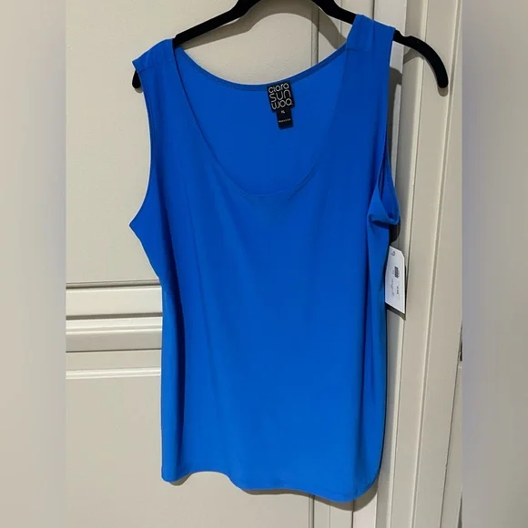 New! Clara sun woo tank top Blue Women's Top XL
