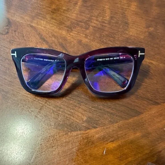 AUTHENTIC TOM FORD PURPLE VIOLET FRAMES ONLY