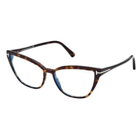 NEW TOM FORD WOMEN CAT EYE HAVANA EYGLASSES TOM FORD