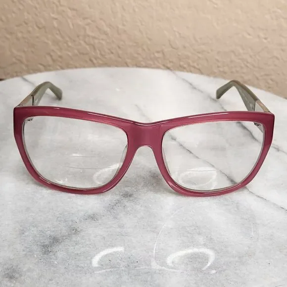 Bebe Womens Eyeglasses Rhinstone Sunglasses FRAMES ONLY Blissful Blush BB7027
