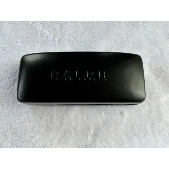 Ralph Lauren Black Hardcase Clamshell Sunglass/Eyeglass Case, New