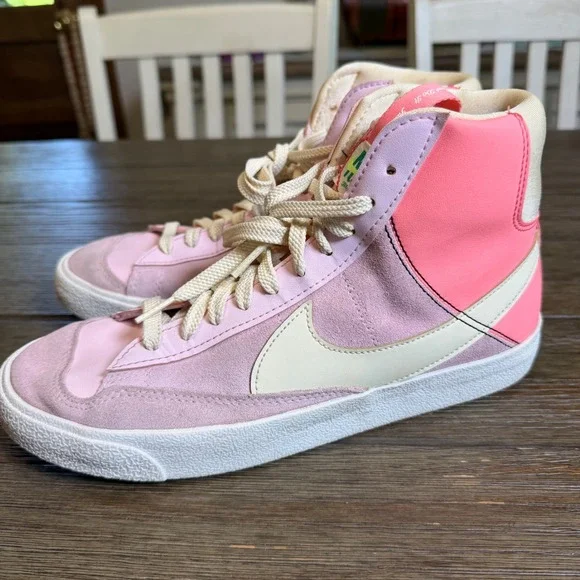 Nike Blazer Mid 77 SE Dance Sneakers Pink Foam Coconut Milk Womens 8.5 / 7Y