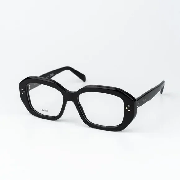 Celine 3 DOTS Women Eyeglasses Black Rectangle CL50156I 001 NEW AUTHENTIC