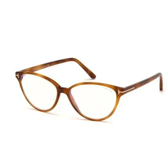 Tom ford Women's Cat Eye Demo Lens Eyeglasses FT 5545 053