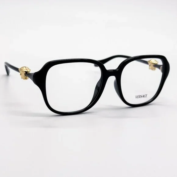NEW VERSACE EYEGLASSES VE3386D GB1 BLACK BUTTERFLY WOMEN EYEWEAR