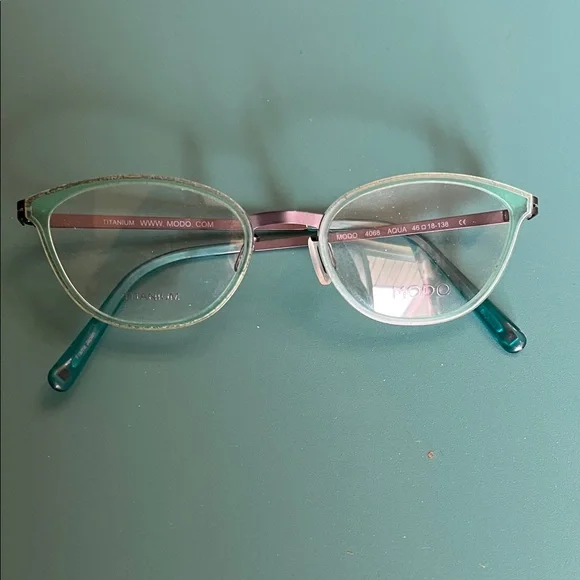 MODO Aqua Teal Titanium Eyeglass Frames