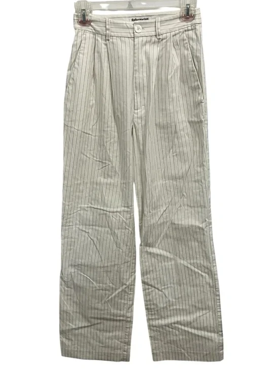 Reformation Oren Relaxed Wide Leg Pant - Size 0
