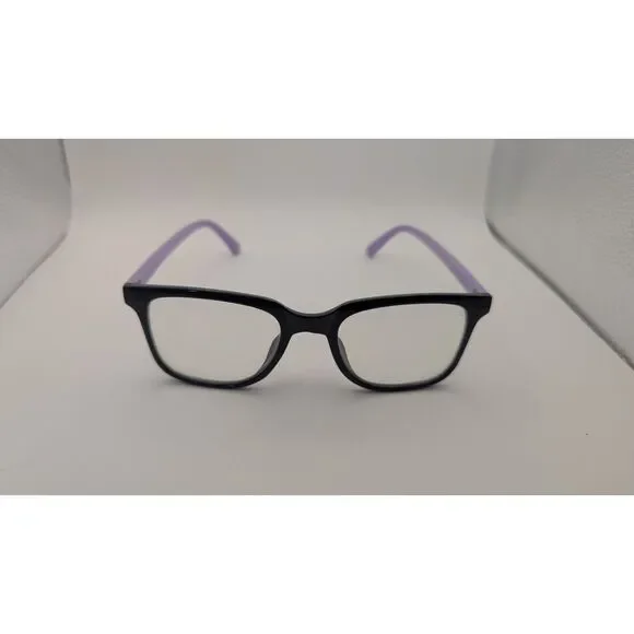 Purple And Black Eyeglass Frames