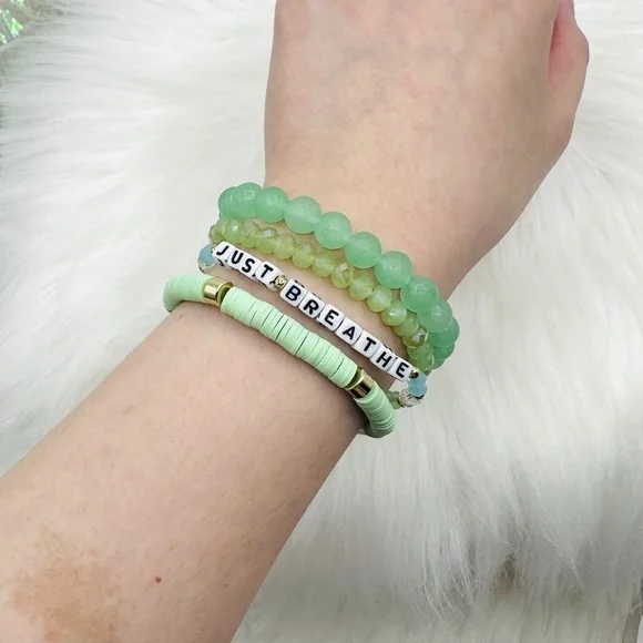 Just Breathe Arm Candy Beaded Bracelet