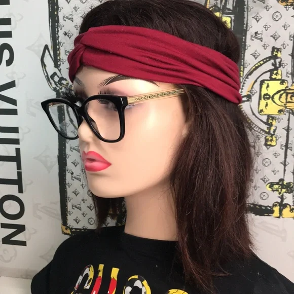 ✨ Luxury New Authentic Gucci GG0566O 001 Black Square Eyeglasses ✨