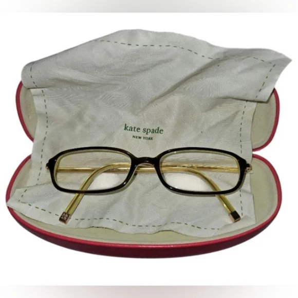 Kate Spade Ollie Eyeglass Frames W/Case and Cleaning Cloth