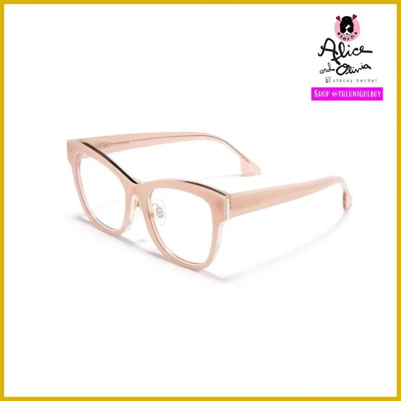 Alice + Olivia Les Halles Blush Pink Glasses