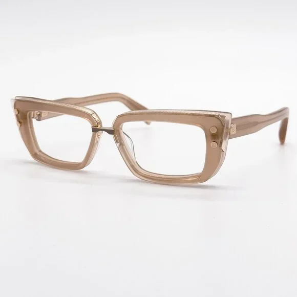 NEW BALMAIN EYEGLASSES BPX-134C CAT EYE NUDE WOMEN EYEWEAR