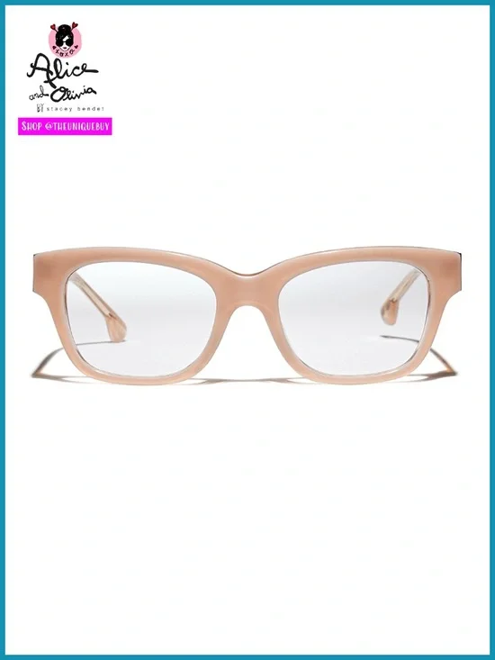 Alice + Olivia Powell Blush Pink Glasses