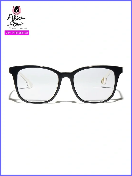 Alice + Olivia Fillmore Black Glasses