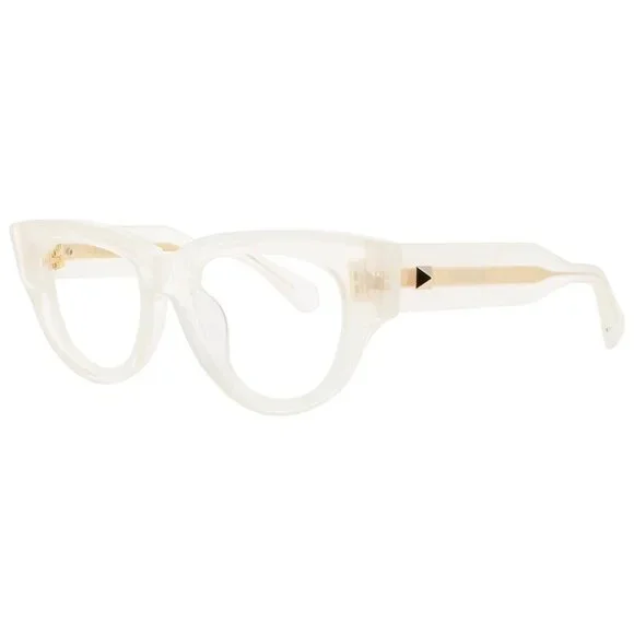 NWT VALENTINO EYEGLASSES CAT EYE WOMEN WHITE EYEWEAR