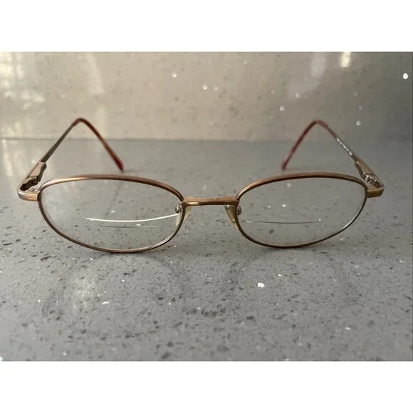 Titmus EXT6 Brown Eyeglasses Frames ONLY Titanium-100 INM C009 Z87 49-19 CS60