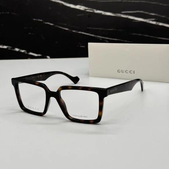 NEW GUCCI GG1540O 002 HAVANA UNISEX EYEGLASSES GUCCI