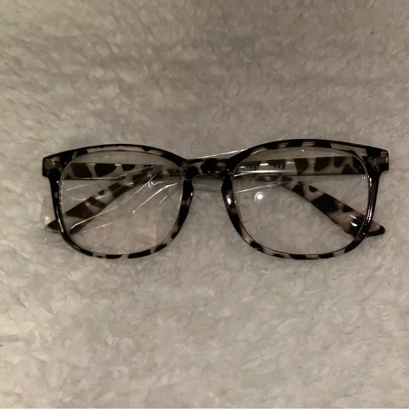 Tortoise Square Blue Light Glasses NEW