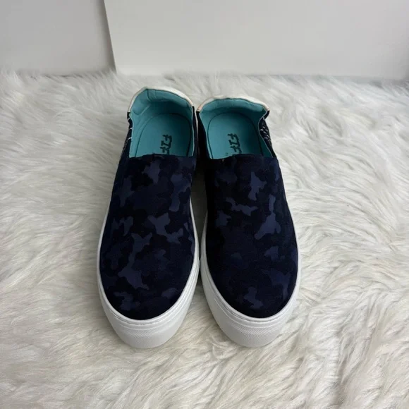 Thierry Rabotin Navy Camo Print‎ Sneaker