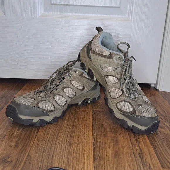 Merrell Hilltop Trail Shoes Hiking Sneakers Shoes Lace-Up Outdoor Size 9.5