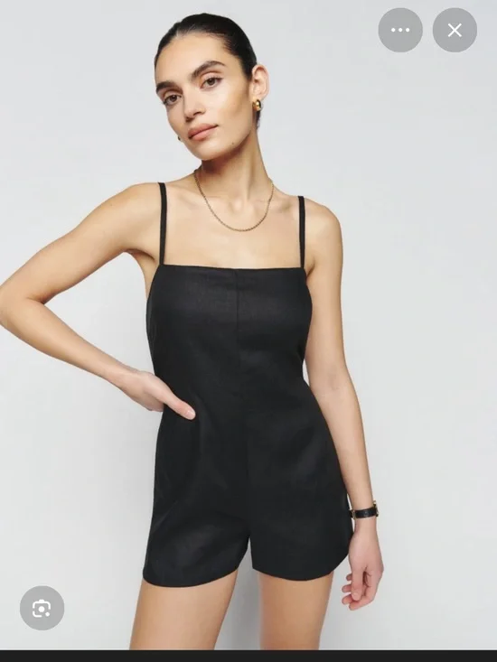 Reformation Harper Linen Romper